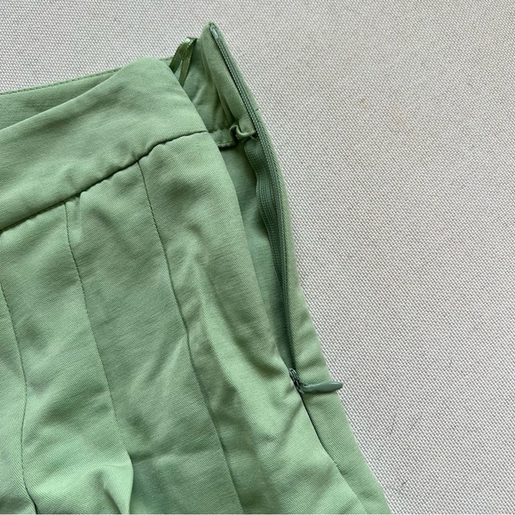 NWT ZARA Bloggers Fav Skort Light Green Tennis Mini Skirt Pleated Size Small - Picture 9 of 11